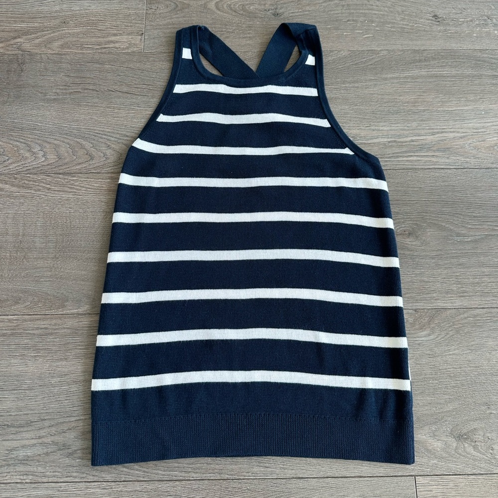 Banana Republic cross back sweater tank